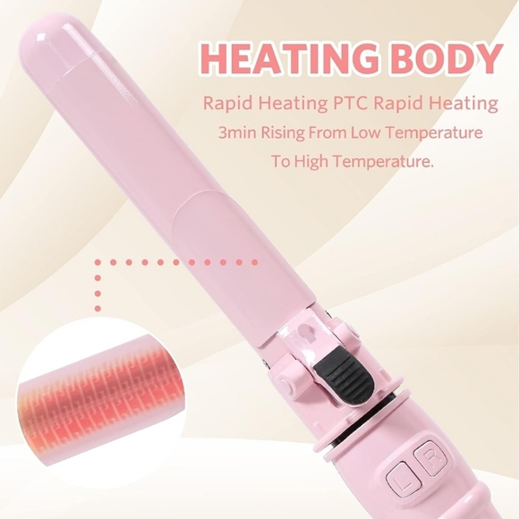 ๐ฃ 2024 1.1 inch Automatic Rotating Curling Styling Wand  ๐ง๐ผ LED Display ๐๐ - Picture 4 of 7